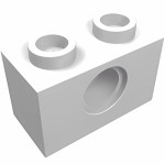 Технік брік 1x2 - White