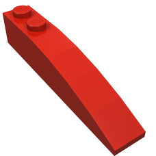 Слоуп закруглений 6x1 - Red