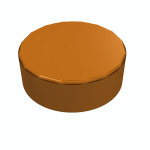 Тайл 1x1, круглий - Dark Orange