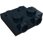 Плейт 2x2 на 2/3 зі стадами збоку - Black