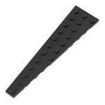 Плейт клиноподібний 12x3 (лівий) - Black