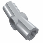 Конектор - 157.5 градусів (#3) - Light Bluish Gray