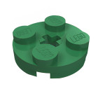 Плейт круглий 2x2 - Green