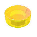 Тайл 1x1, круглий - Trans-Yellow
