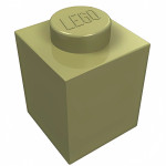 Брік 1x1 - Olive Green
