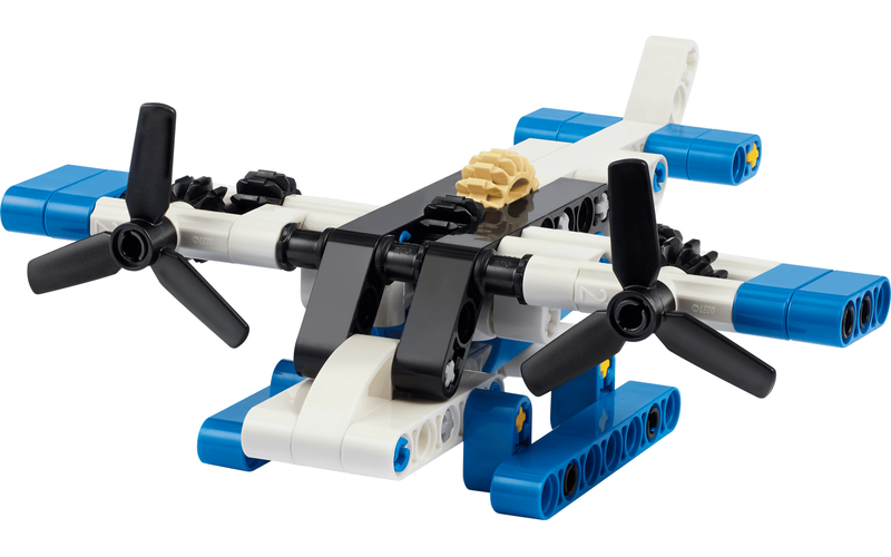 [30736] White Seaplane polybag